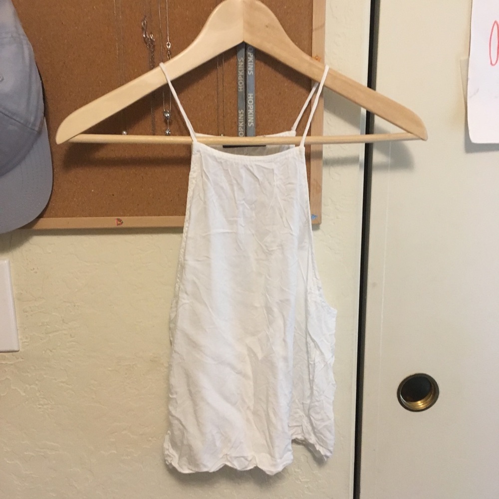 brandy melville white halter